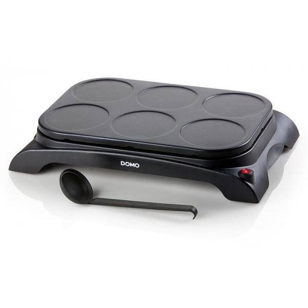 DOMO DO8709P Crepiere - 6 persone - 1000W - Nero-1