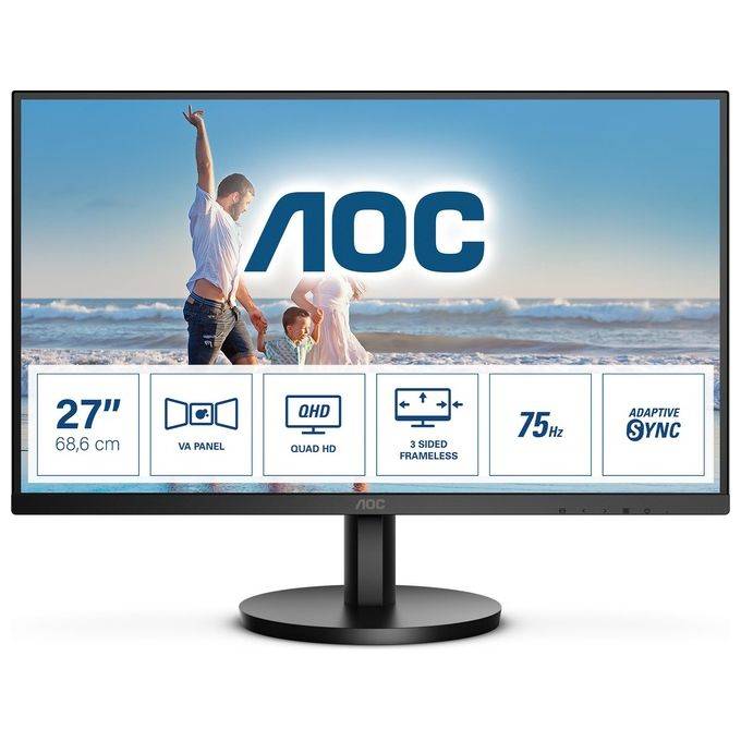 AOC Q27B3MA Led Display 27'' 2560x1440 Pixel Quad HD Nero-0