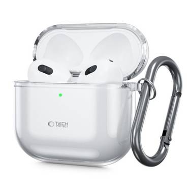 Custodia protettiva Tech-Protect FlexAir per Apple AirPods 4 trasparente