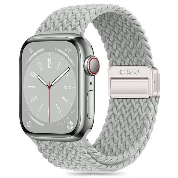 Cinturino in nylon Tech-Protect per smartwatch 40/41/42 mm grigio