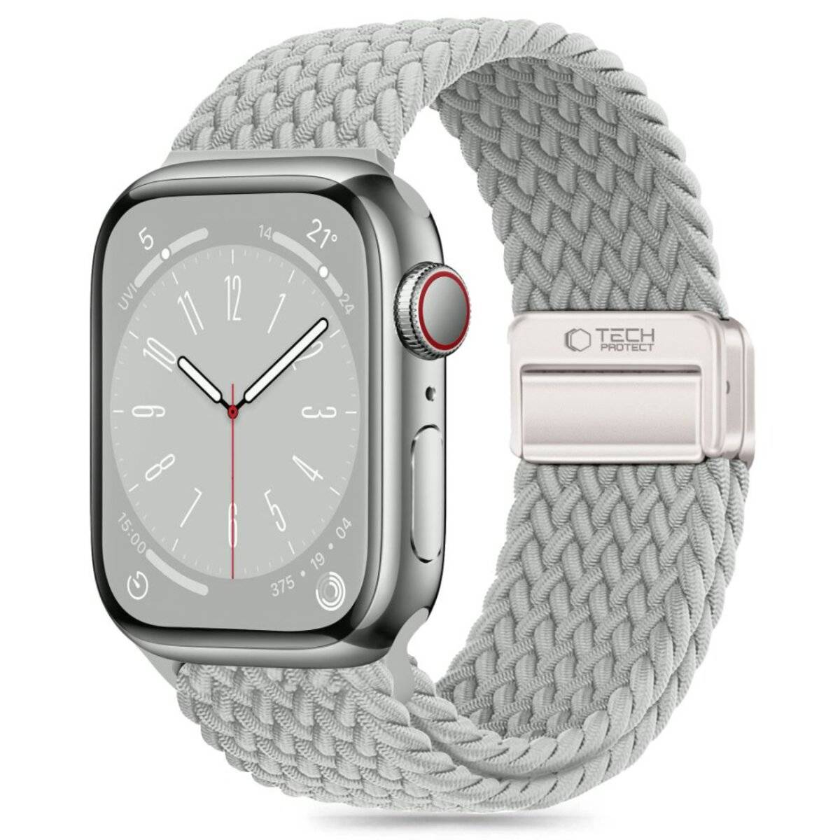 Cinturino in nylon Tech-Protect per smartwatch 40/41/42 mm grigio-0
