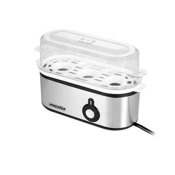 Cuociuova Mesko MS 4485 per 3 uova incl. misurino con ago - Argento