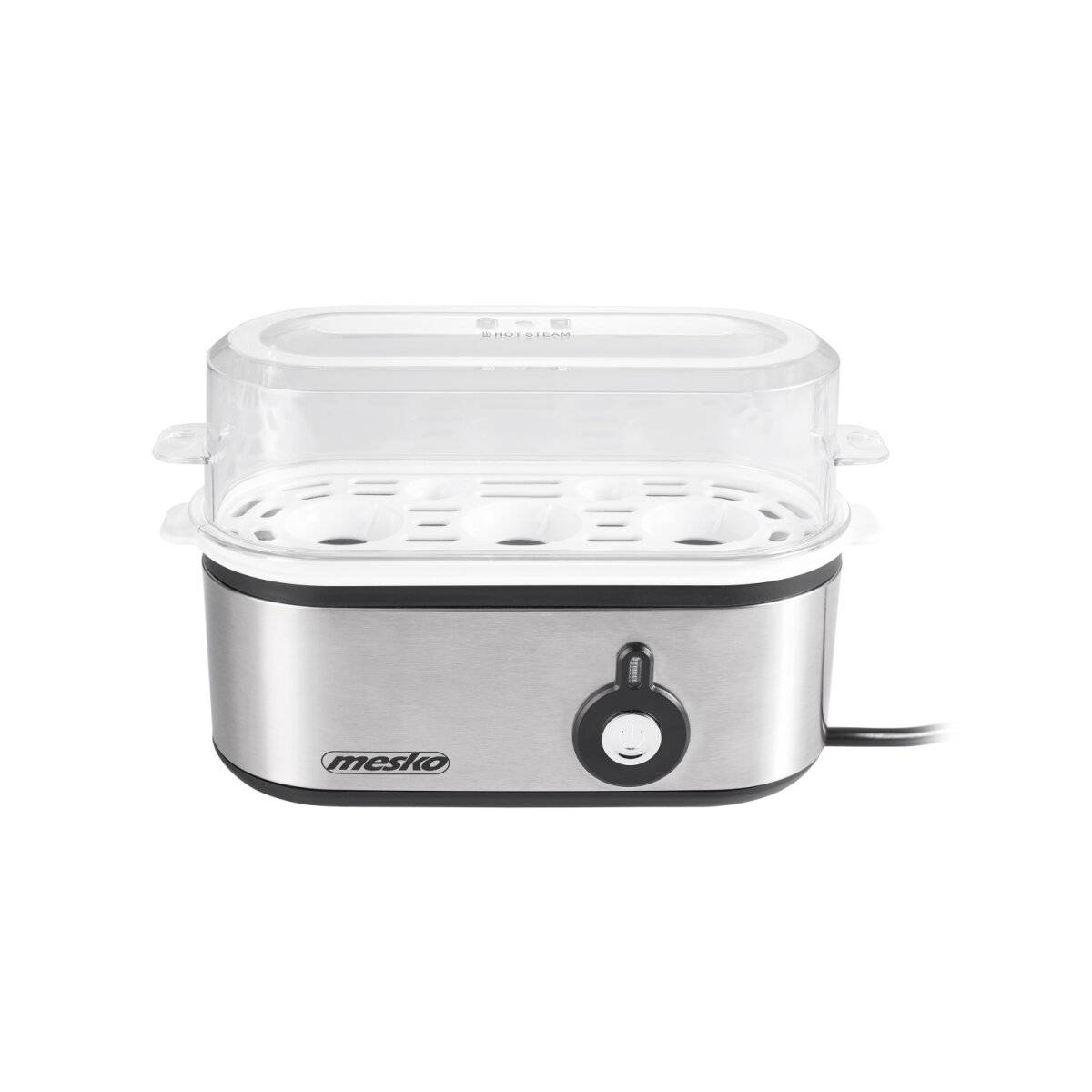 Cuociuova Mesko MS 4485 per 3 uova incl. misurino con ago - Argento-1