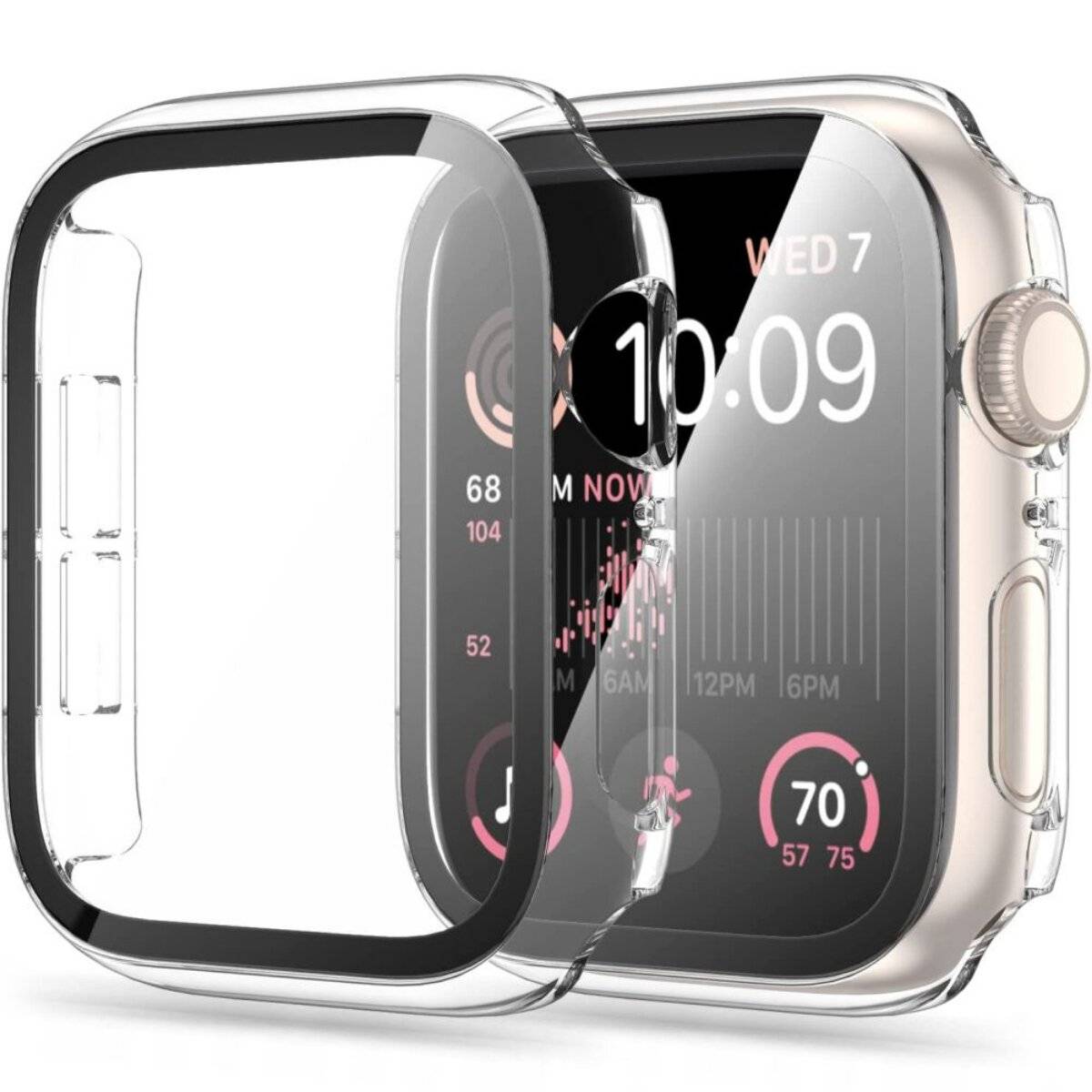 Custodia Tech-Protect Defense360 con vetro temperato, compatibile con Apple Watch 4 (40 mm), trasparente-0