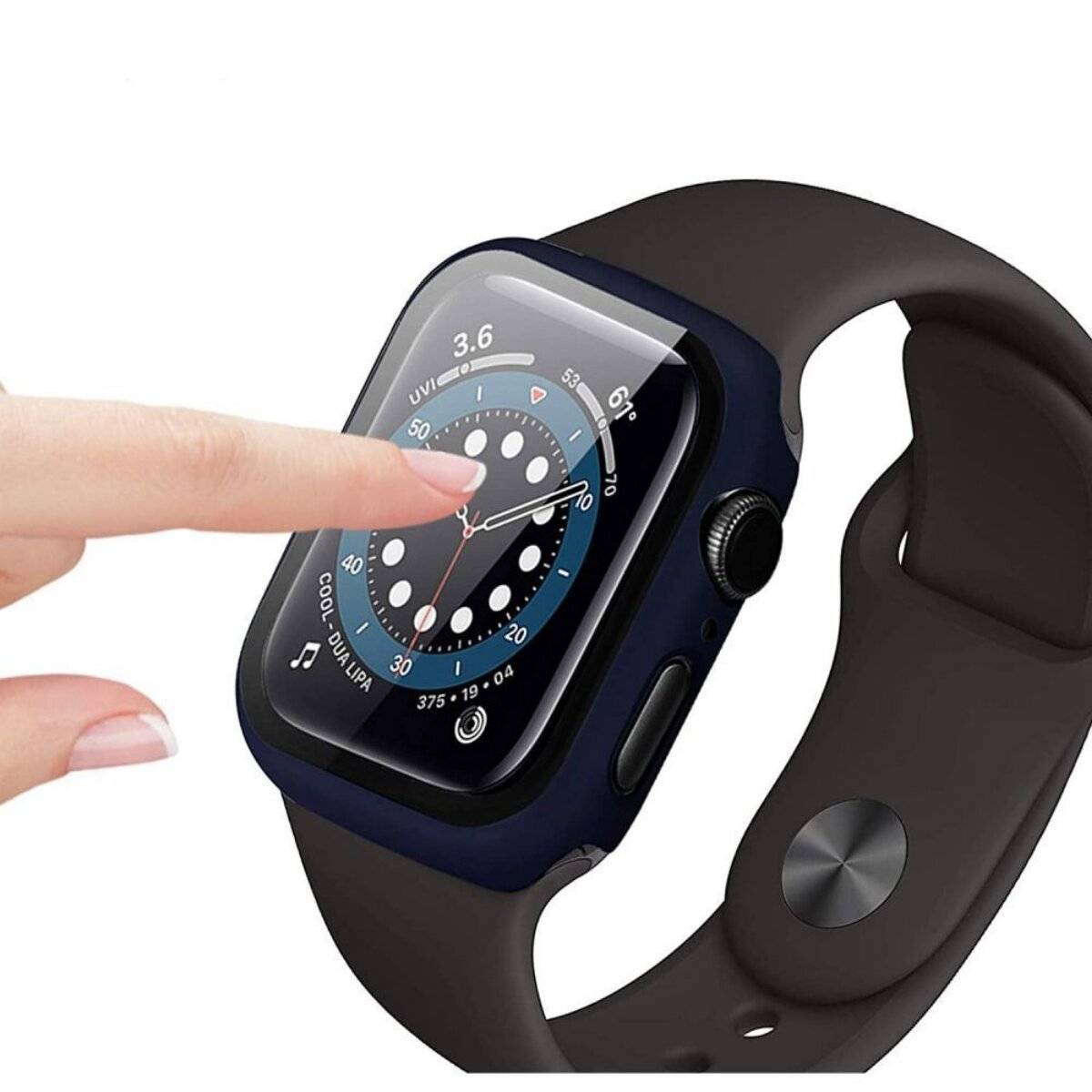 Custodia Tech-Protect Defense360 con vetro temperato, compatibile con Apple Watch 4 (40 mm), trasparente-1