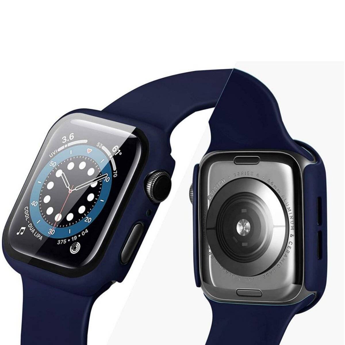 Custodia Tech-Protect Defense360 con vetro temperato, compatibile con Apple Watch 4 (40 mm), trasparente-2