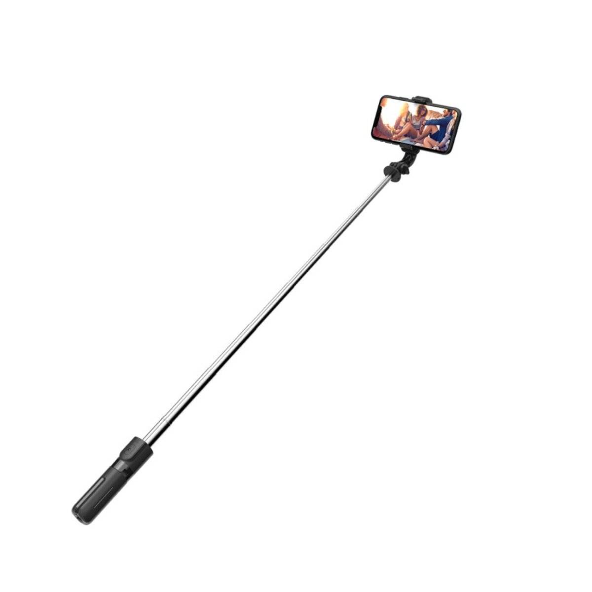 Tech-Protect L02S Selfie Stick Bluetooth con treppiede fino a 72 cm – Nero-0