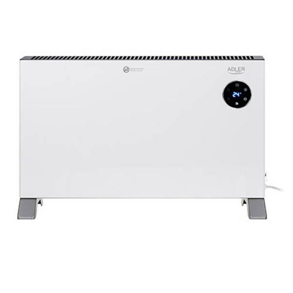 Radiatore convettore Adler AD 7752 2000W con display touch LED, IPX24 - Bianco