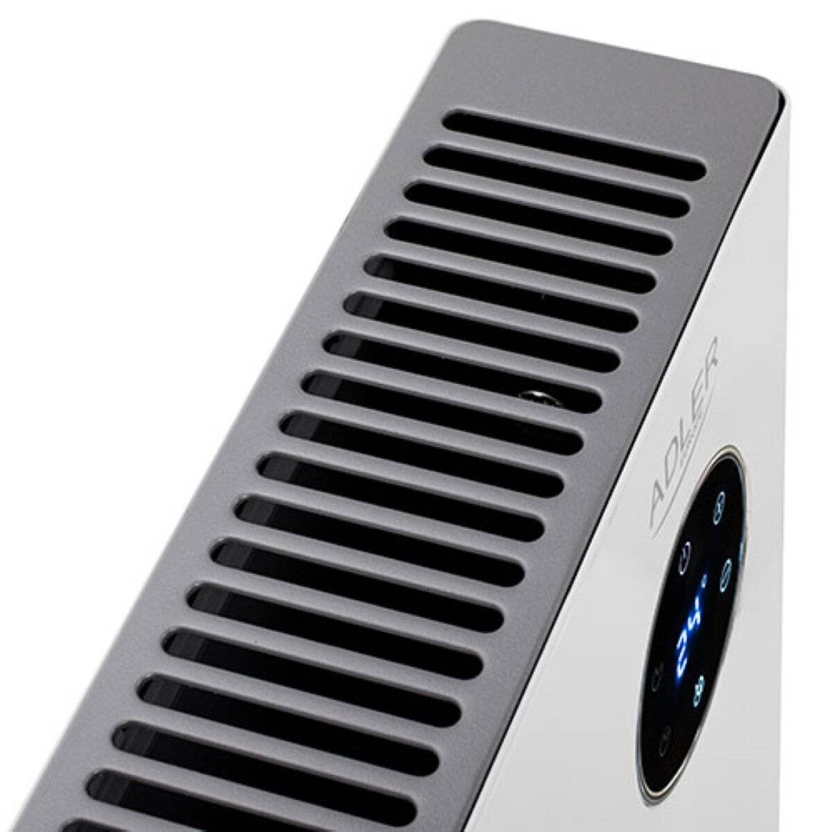 Radiatore convettore Adler AD 7752 2000W con display touch LED, IPX24 - Bianco-2