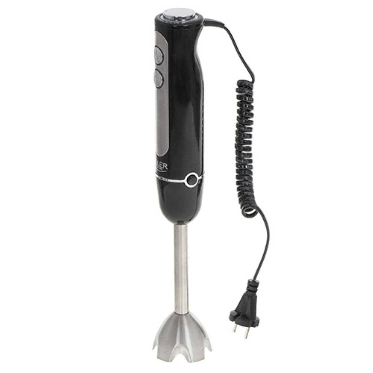 Frullatore a immersione Adler AD 4625 con lama in acciaio inox 1500 W - 5 impostazioni di velocità, nero-1