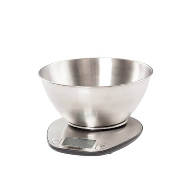 Bilancia da cucina digitale Mesko MS 3152 con ciotola in acciaio inox da 2 l, display LCD