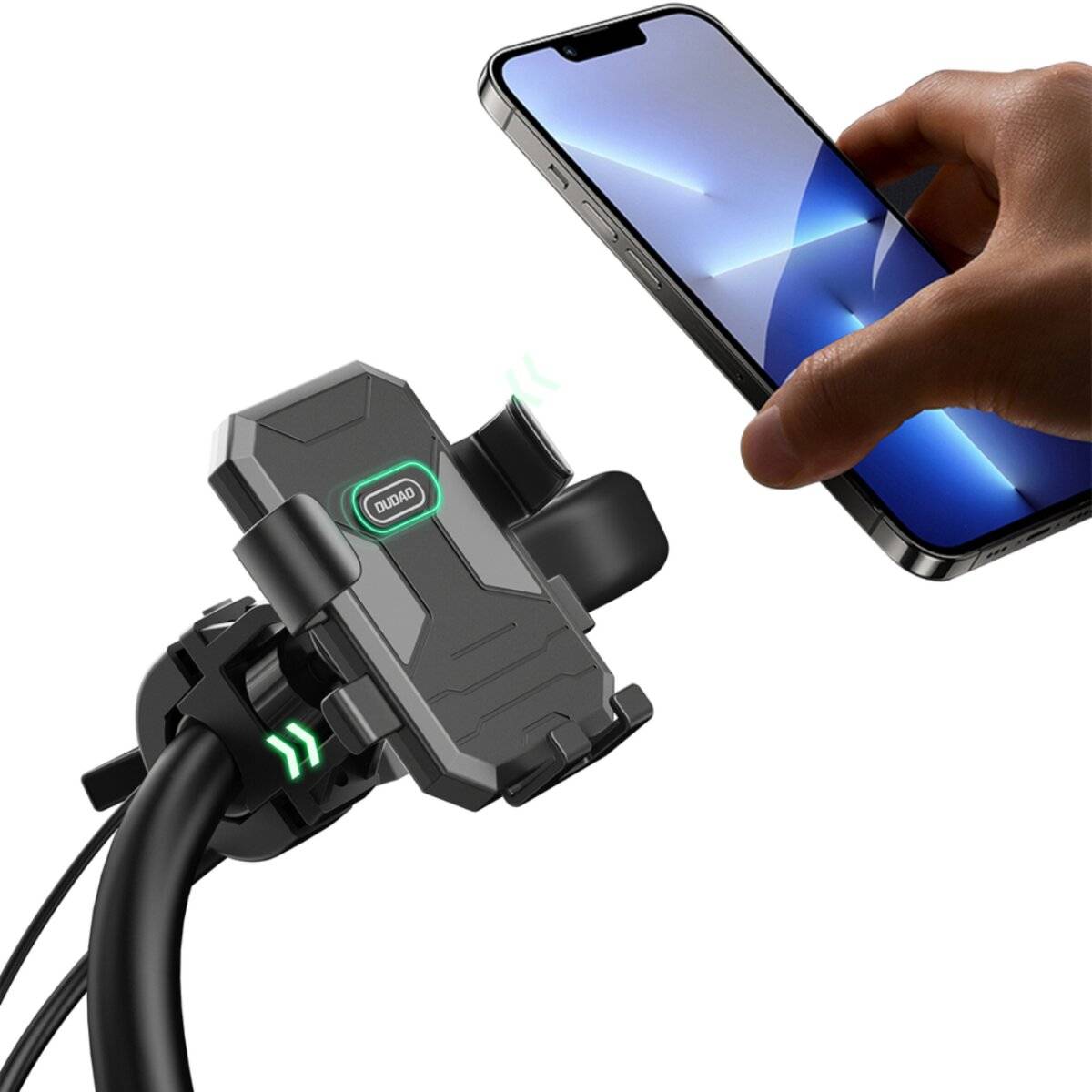 Supporto per telefono per bicicletta/moto Dudao F7C – Nero-1