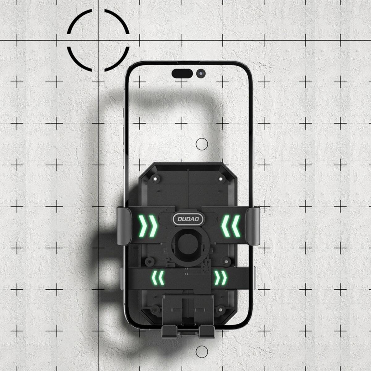 Supporto per telefono per bicicletta/moto Dudao F7C – Nero-3