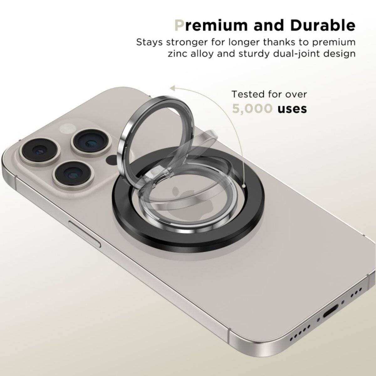 Supporto/anello magnetico Tech-Protect MMR300 con MagSafe nero-1