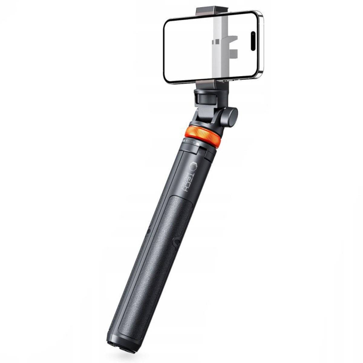 Tech-Protect L03S Selfie Stick Bluetooth con telecomando, treppiede fino a 148 cm e testa a 180° – Bianco-2