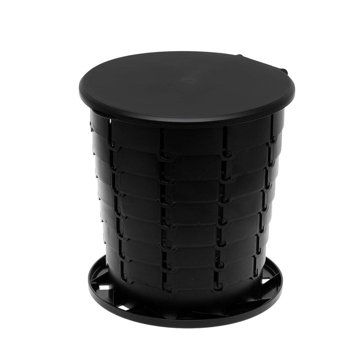 Toilette da campeggio Camry 3 in 1, sgabello da viaggio, cestino per rifiuti - Ideale per i viaggi - 21 L, Nero-1