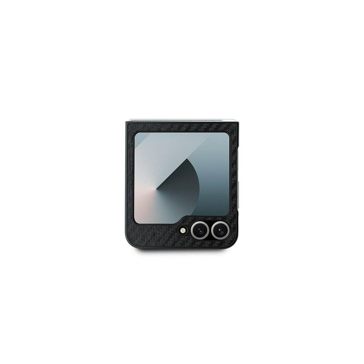 Custodia per telefono BMW Carbon Tricolor compatibile con Samsung Galaxy Z Flip 6 – Nero-2