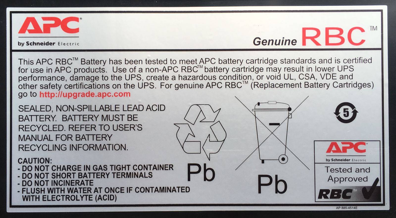 Cartuccia batteria di ricambio APC #55 (RBC55)-1
