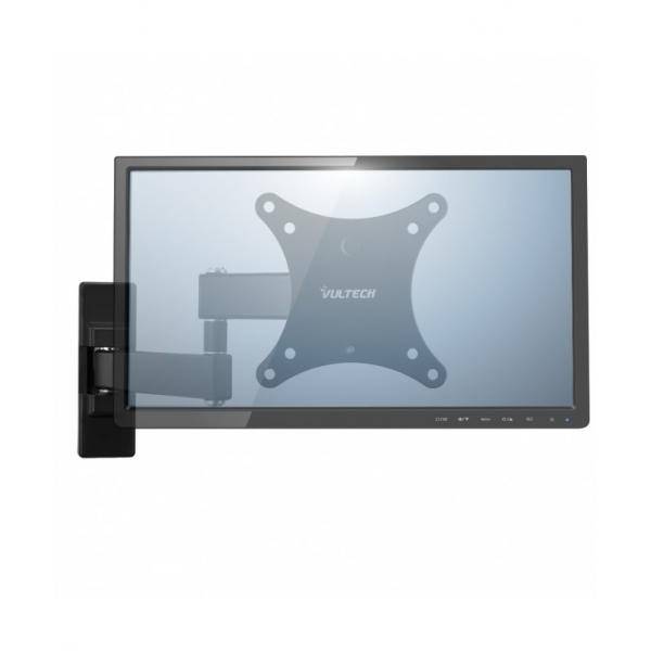 Vultech BTV-1326LITE Braccio Staffa Serie Lite per Led Lcd e Plasma da 13'' a 26'' con Snodo Nero-1