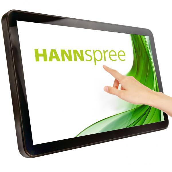 Monitor open frame m-touch hannspree lcd led 31.5 wide ho325ptb 8ms mm fhd 1920x1080 1200:1 black hdmi dp usb vesa-2