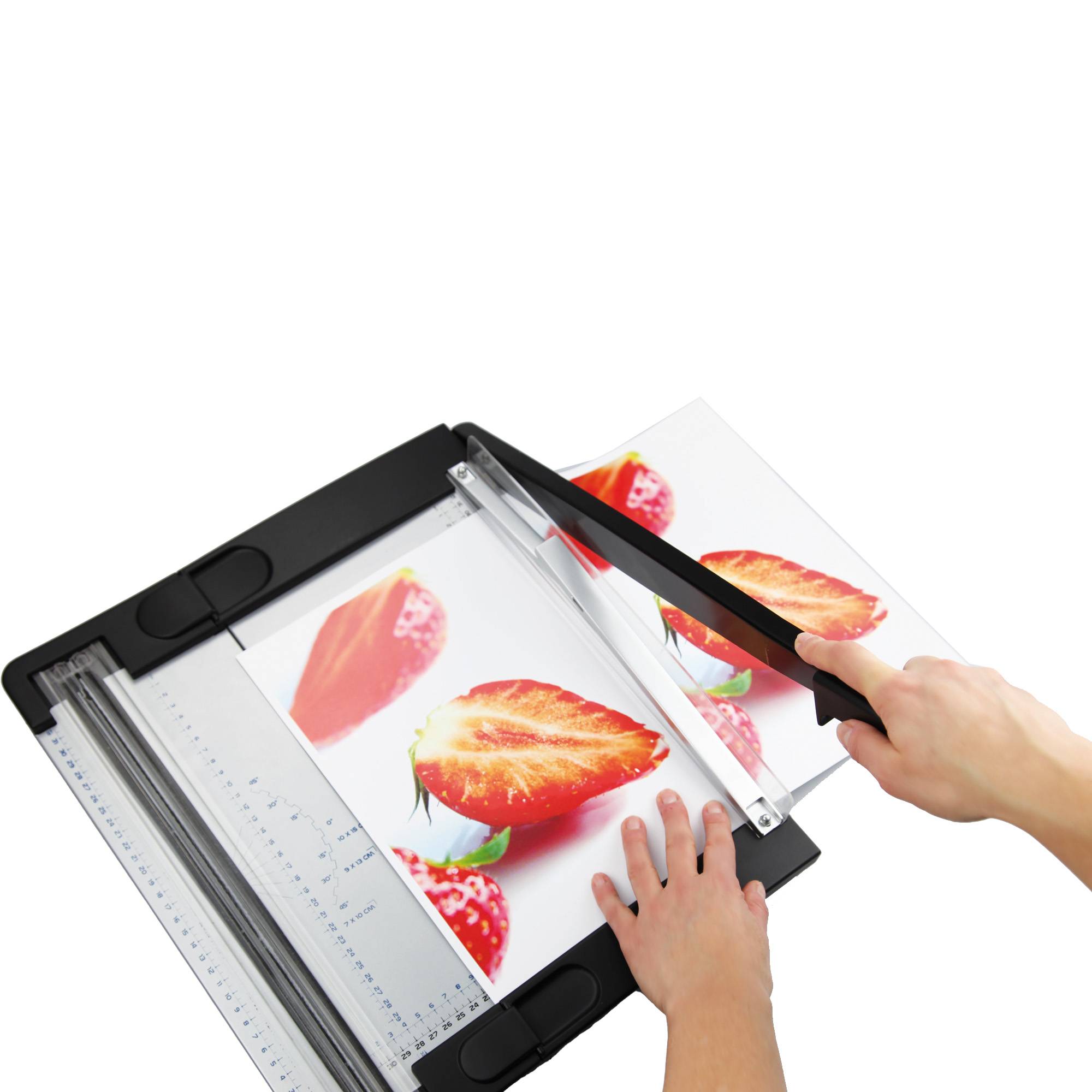 Taglierina Homeoffice 2in1 - lama rotante + ghigliottina - A4 - Titanium-0