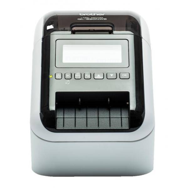 Brother QL-820NWBC stampante per etichette [CD] Termica diretta A colori 300 x 600 DPI 176 mm/s Con cavo e senza cavo Co-0