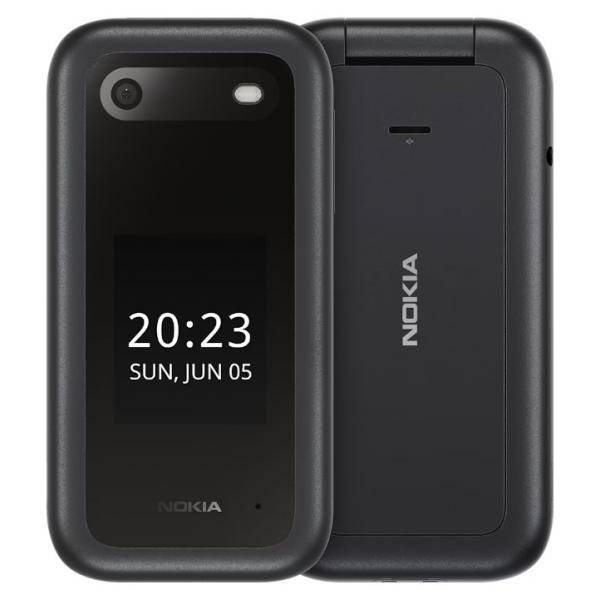 HMD 2660 Flip 7,11 cm [2.8] 123 g Nero Telefono cellulare basico (HMD 2660 FLIP DS GB Cosy Black)-1