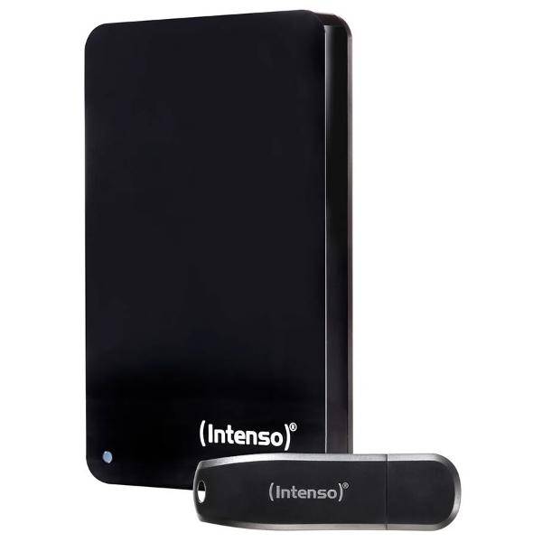 Hard disk portatile 2.5 - HDD 3.2 + USB - INTENSO - 1 TB + 64 GB-0