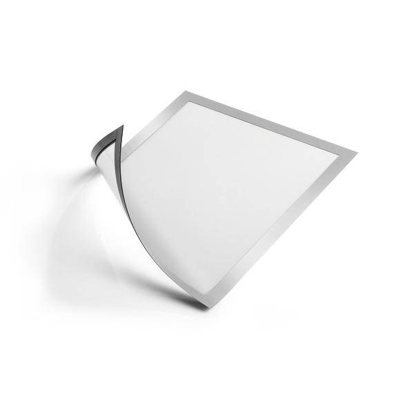 Durable DURAFRAME MAGNETIC - Dokumentenhalterung - für A4 - magnetisch - Silber (Packung mit 5)-0