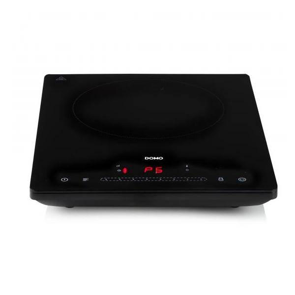DOMO DO332IP - Piano cottura a induzione 1 fuoco - 2000W - Touchscreen - Timer digitale 3h - 8 livelli di potenza - 20cm-2