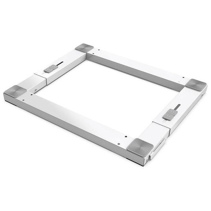 Meliconi BASE MOVE SLIM LVT Base con Ruote Bianca per Elettrodomestici Slim 300 kg-0