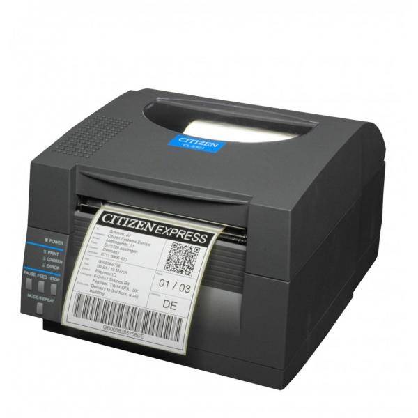 CITIZEN CL-S521II, 8 Punkte/mm (203dpi), EPL, ZPL, Datamax, Dual-IF, schwarz-0
