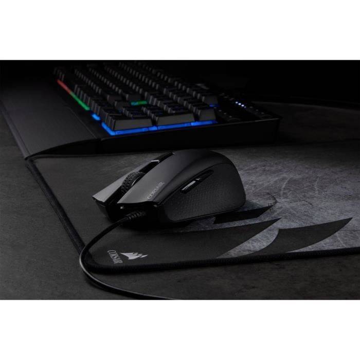 Mouse da gioco ottico CORSAIR HARPOON RGB PRO FPS / MOBA - LED retroilluminato RGB retroilluminato - 12000 DPI - Nero (C-4