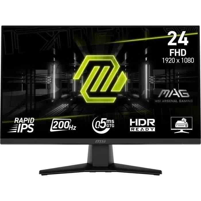 Schermo per PC Gamer - MSI - 24 - FHD - 200Hz - Pannello IPS - 0,5ms - MAG242F-0