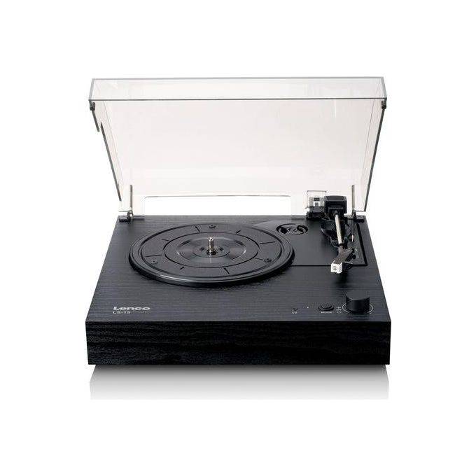 Lenco Giradischi LS Series LS-15 Nero Design Retro con Bluetooth e Altoparlanti Integrati per Audio di Alta Qualita'-0