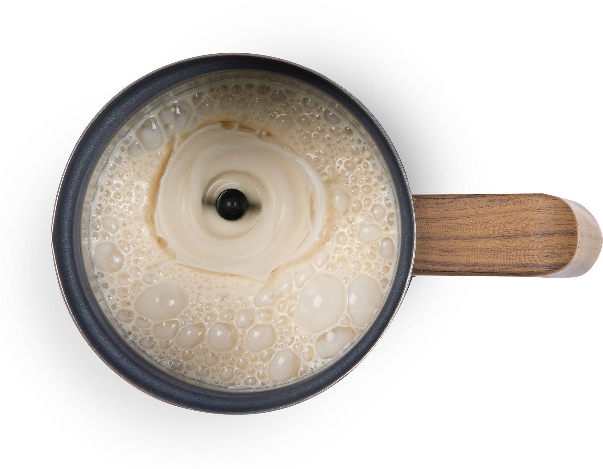 Cappuccinatore - DOMO - DO745MF - 500 W - 150 ml - Base 360° - Grigio/Legno-4