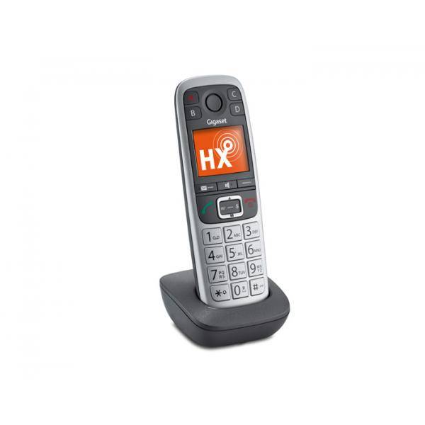 Gigaset E560HX Analog/DECT telephone Grigio, Argento Identificatore di chiamata-2