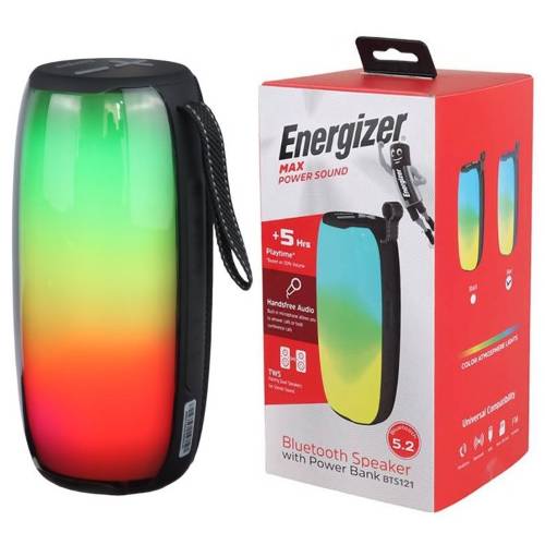 ENERGIZER SPEAKER BT + 1800MAH PORTABLE FM, MICRO SD CARD & USB-0