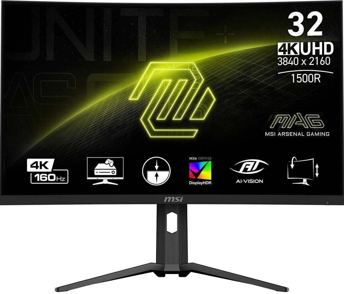 MSI MAG 321UPDE - OLED-Monitor - Gaming - 81.3 cm (32") [Energieklasse G] (9S6-3DD39T-029)-0