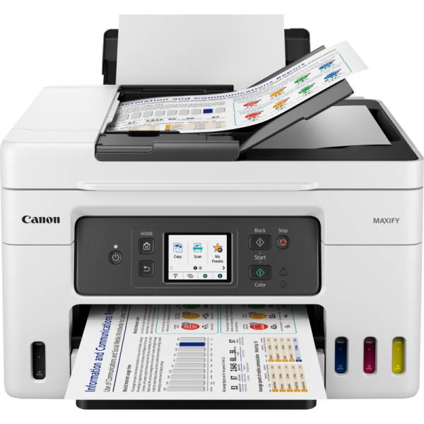 Canon GX4050 Ad inchiostro A4 600 x 1200 DPI Wi-Fi (MAXIFY GX4050 A4 600X1200 WHT - 18IPM WI-FI/ENTH PRNT/SCN/CPY/FX)-2