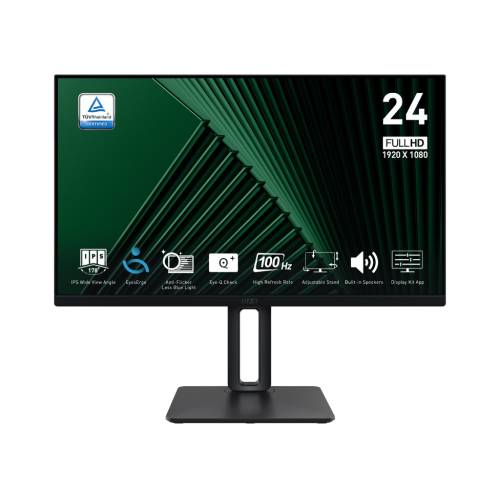 MONITOR MSI 23,8IPS H/DP/V 100HZ PIVOT MM PRO MP245PG 1MS 16:9 EPEAT PIVOT BK-0
