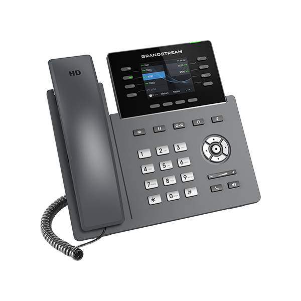 Grandstream Networks GRP2624 telefono IP Nero 8 linee TFT Wi-Fi-3
