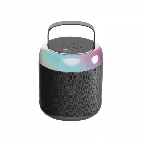 KARAOKE TECHMADE BT SPEAKER+MIC NER O SD SLOT BATTERIA 500MAH LITHIUM-2