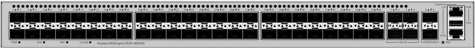 Huawei S530-48S4XE Gestito L3 1U Grigio-1