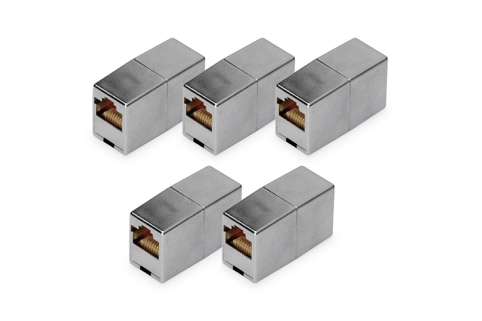 Accoppiamento modulare RJ45 CAT 5e, Classe D, DIGITUS - 5 pz.-0