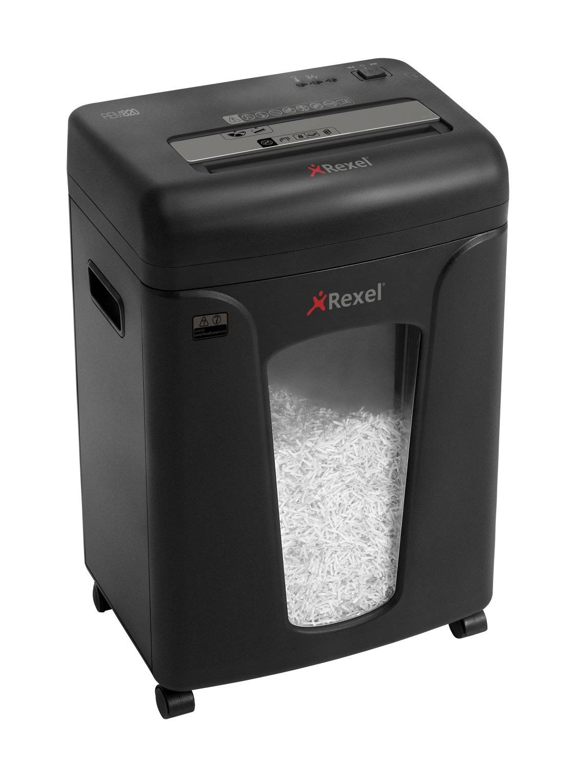 Rexel Distruggi documenti 8 Foglio Microcut P-5 21 l Distrugge anche Carta di credito, Punti metallici, Graffette-2