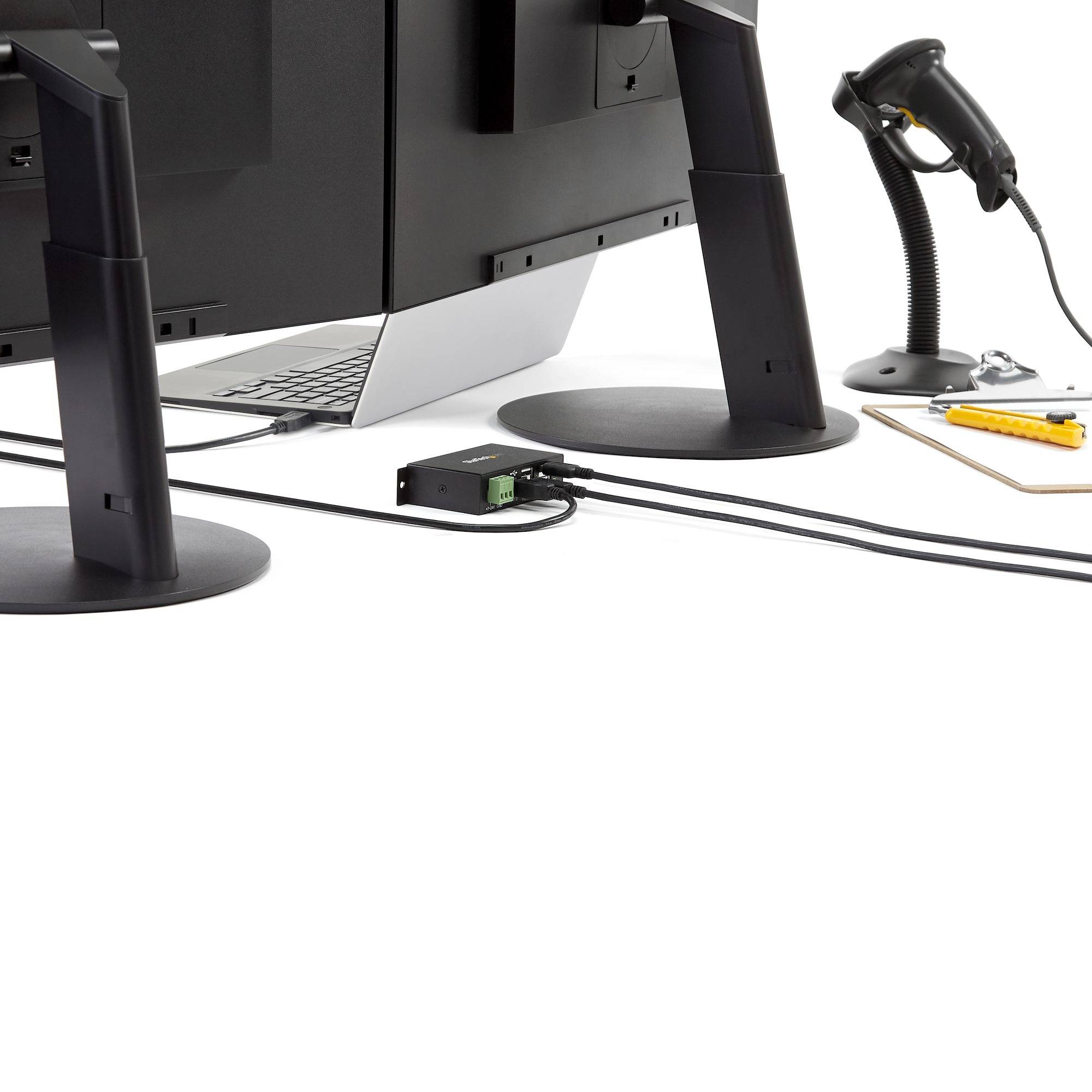 StarTech.com HUB USB 2.0 Industriale in metallo a 4 porte con protezione da sovracorrenti - montabile ST4200USBM-4