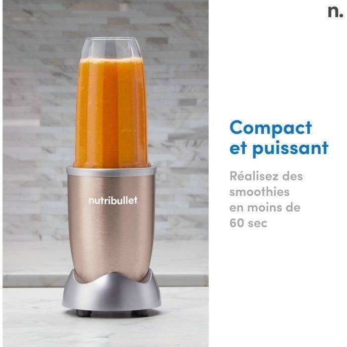 NutriBullet NB907CP frullatore 0.946 L Frullatore per cottura 900 W Nero. Oro-3