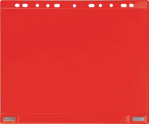 DJOIS by Tarifold,confezione 5 buste portavvisi con perforazione e magneti,rosso-0