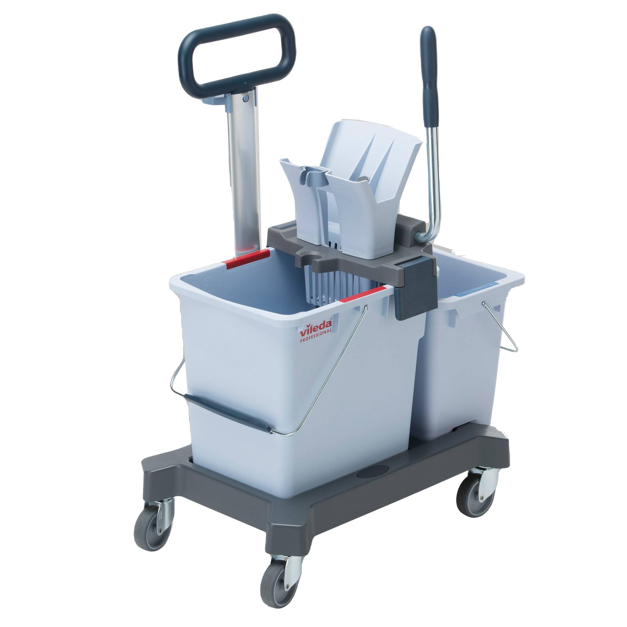 Carrello con barra UltraSpeed Pro Doppio - per pulizie - 62 x 38 x 85 cm - Vileda-0